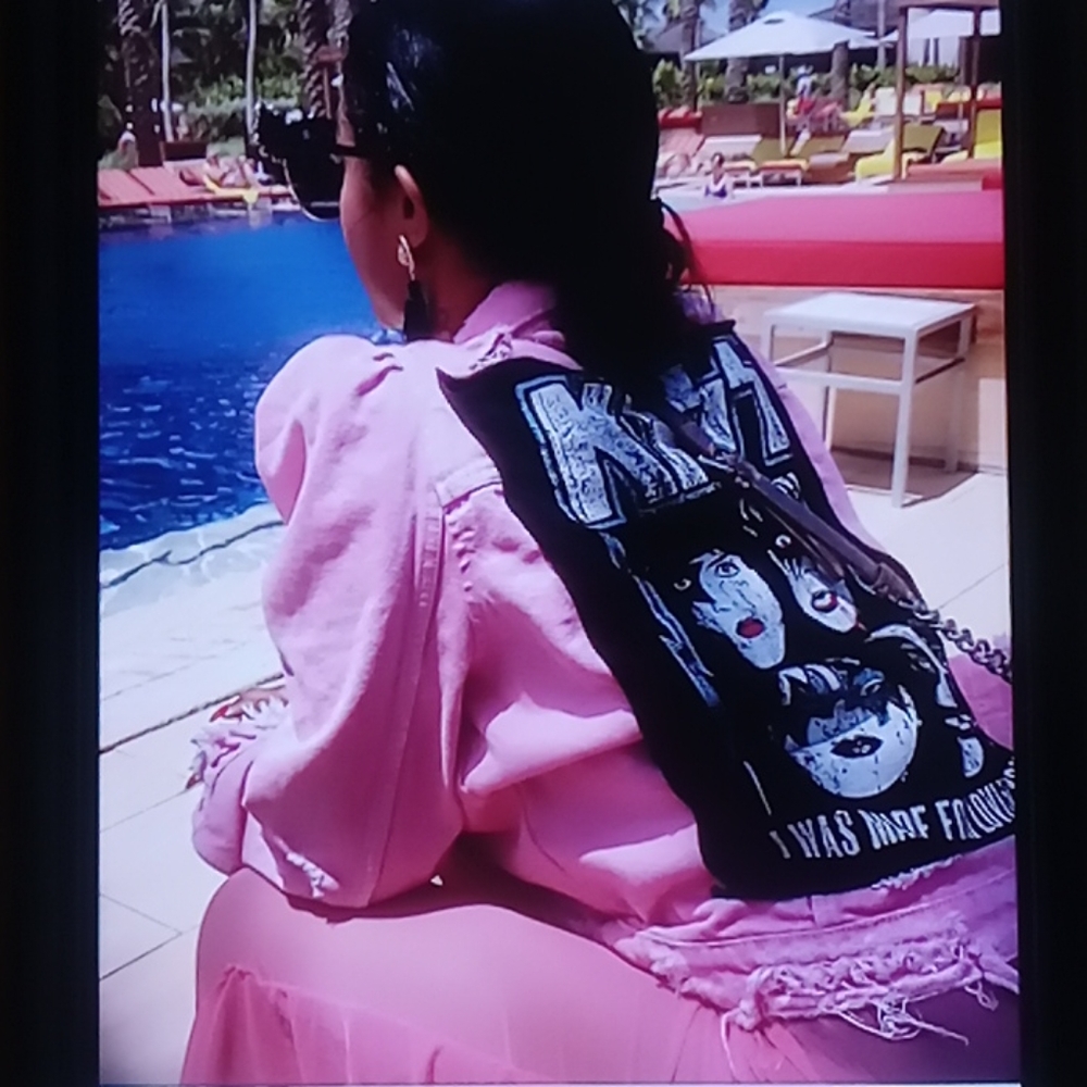 🩸ZARA SOLD OUT Distress Jacket Denim KISS Puff Sleeve Jacket LAST CHANCE‼️ - Picture 6 of 8